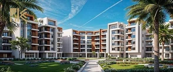 شقه مميزة جدا في ارقي كمباوند متكامل في مدينه بدر ( heaven gardens) بالقرب من طريق السويس