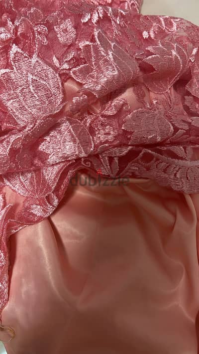 Pink soirée dress French Gobair