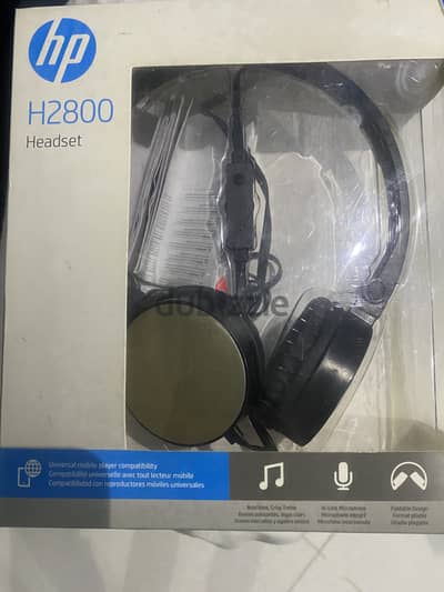 للبيع سماعات راس HP الاصليه وبالكرتونه لم تعمل من قبل