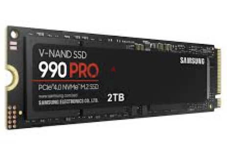 samsung 990 pro 2tb(battery 100 percent with tests made)