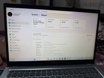 ASUS VivoBook X515EA لبتوب حاله ممتازه