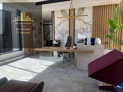 218 SQM Fully Finished & Furnished Office for Rent in Waterway 2, New Cairo | Ready to Move