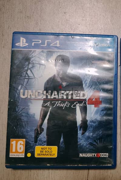 Uncharted 4 PS4 Original CD Used Like New
