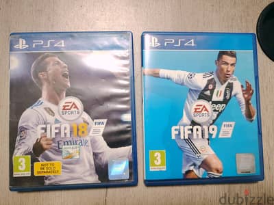Fifa 19 & Fifa 18 PS4 | Original CD Used Like New