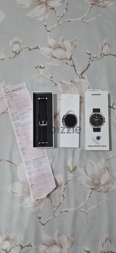 ضمان محلي تاريخ الشراء 18/6/2026samsung  galaxy  watch8  classic