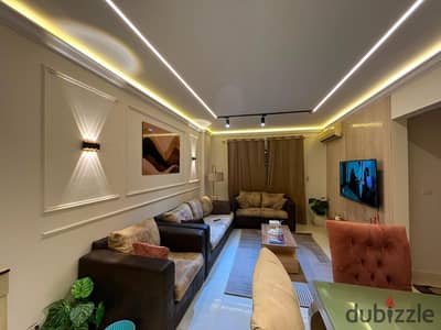 Apartment in a very prime location for rent furnished in Madinaty.