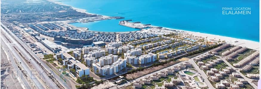 Chalet 115 m 2BR fully finished in Alamein\  Next to Marina 1