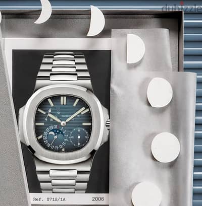 Patek Philippe Nautilus Moon Phaseساعه  بتيك فيليب