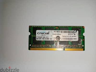 Ram pc3l 10600s 8GB for laptop