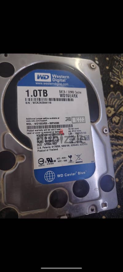 WD Caviar Blue 1TB SATA هارد