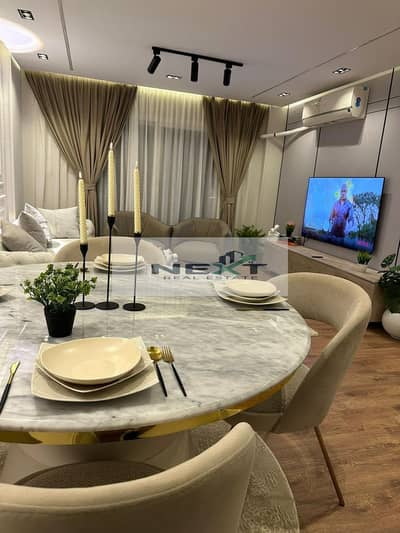 Luxury apartment for rent in Madinaty B12. Hotel-style furnished with premium finishing, fully air-conditioned, and ready to move in. Prime location n
