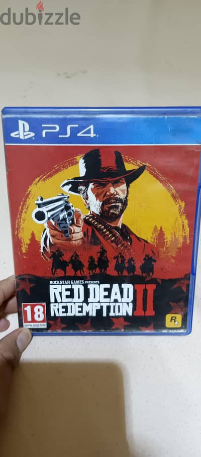 Red Dead Redemption 2 PS4 / PS5 - بحالة الزيرو (2 أسطوانة)