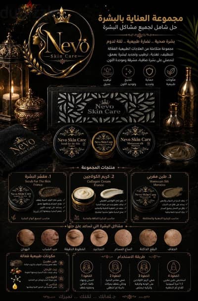 مجموعه العنايه بالبشره والجسم