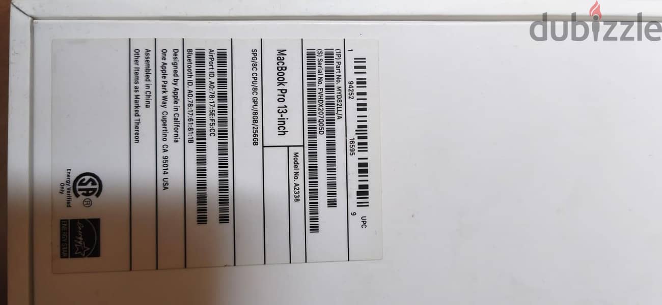 Macbook Pro M1 1