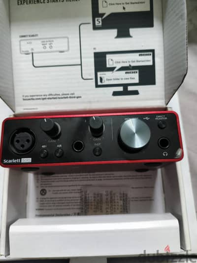 كارت صوت فوكس رايت صولو Focusrite Scarlett so10