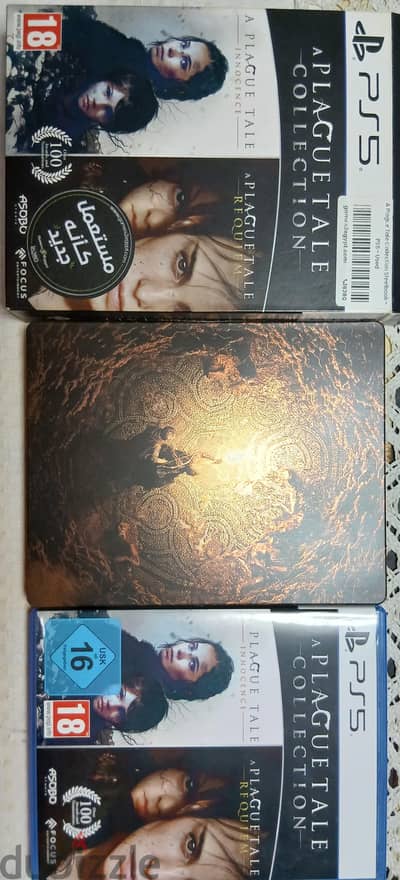 A plague tale  collection 1 & 2  with steal book SPECIAL EDITION