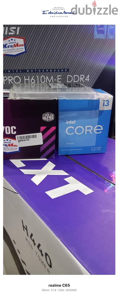  كمبيوتر Gaming جيل 13 | Intel Core i3-13100F | ASUS H610 PRO 