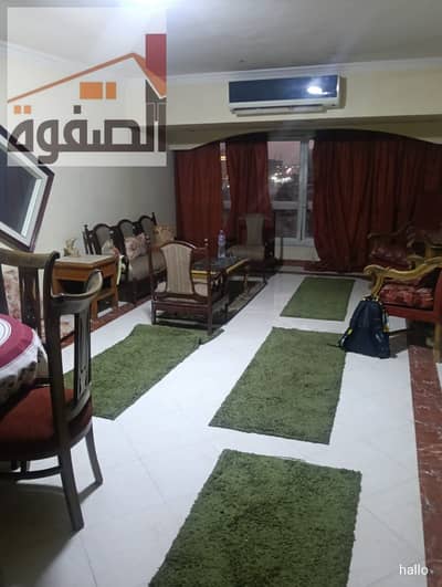 للايجار شقة مفروشة زهراء المعادى غرفتين  ورسيبشن و 2 حمام عمارات شركة المعادى زهراء المعادى قريبة لكل الحدمات موقع راقى جدا