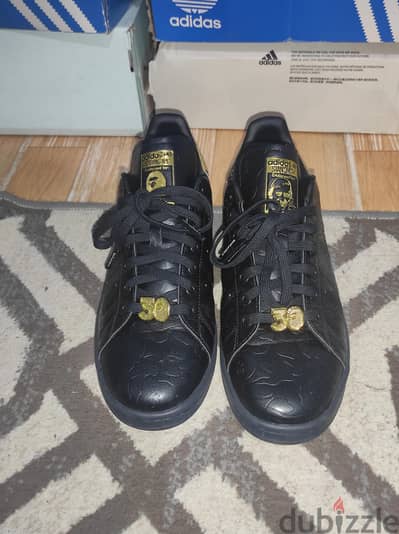 Adidas x BAPE Stan Smith 30th anniversary black size 44