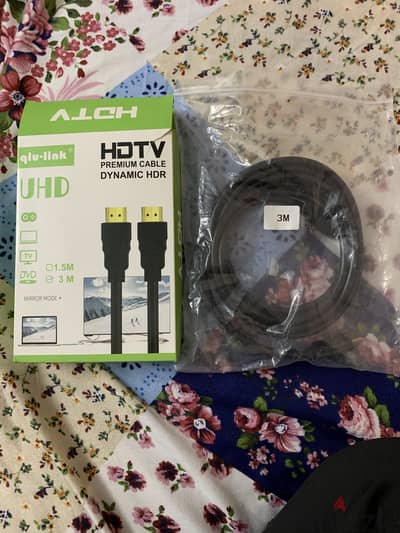 كابل hdmi للبلايستيشن والرسيفر جديد