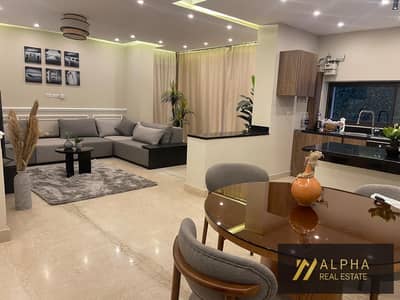Corner Ground Floor Apartment with Private Garden for Rent in Lake View Residence