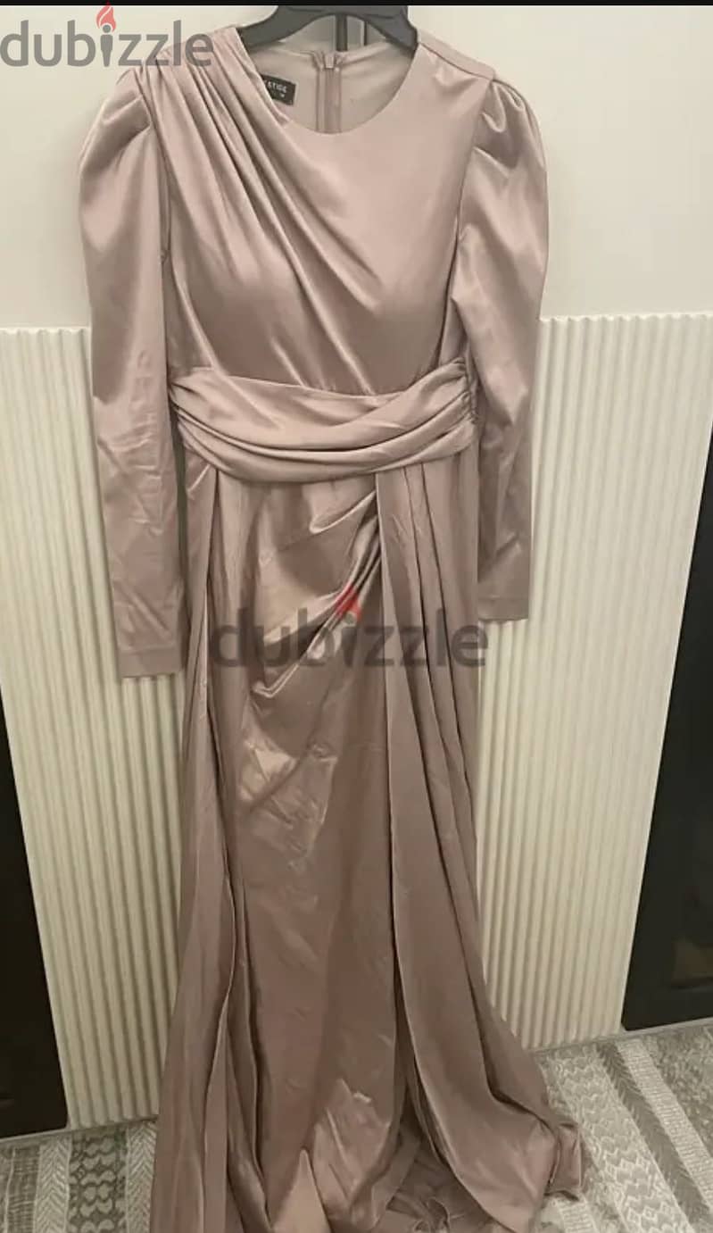 Satin dress 1
