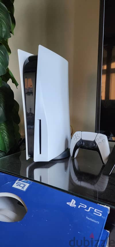 PlayStation 5 Disc Edition CFI 1016A + ألعاب + كرتونة وفاتورة
