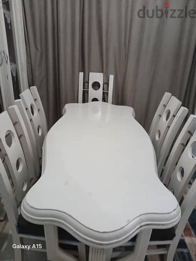 سفره 6 كراسي خشب زان عمولة