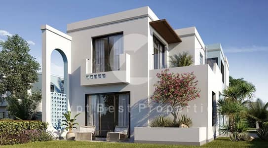 Own Your First Row Villa 3 beds_Ready to Move_ Lagoon & Sea View Fully Finished + A. C's @BEIT ALBAHR_NORTH COAST