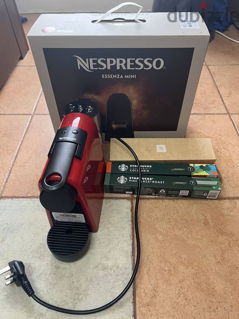 Neapresso Essenza Mini red colour 1