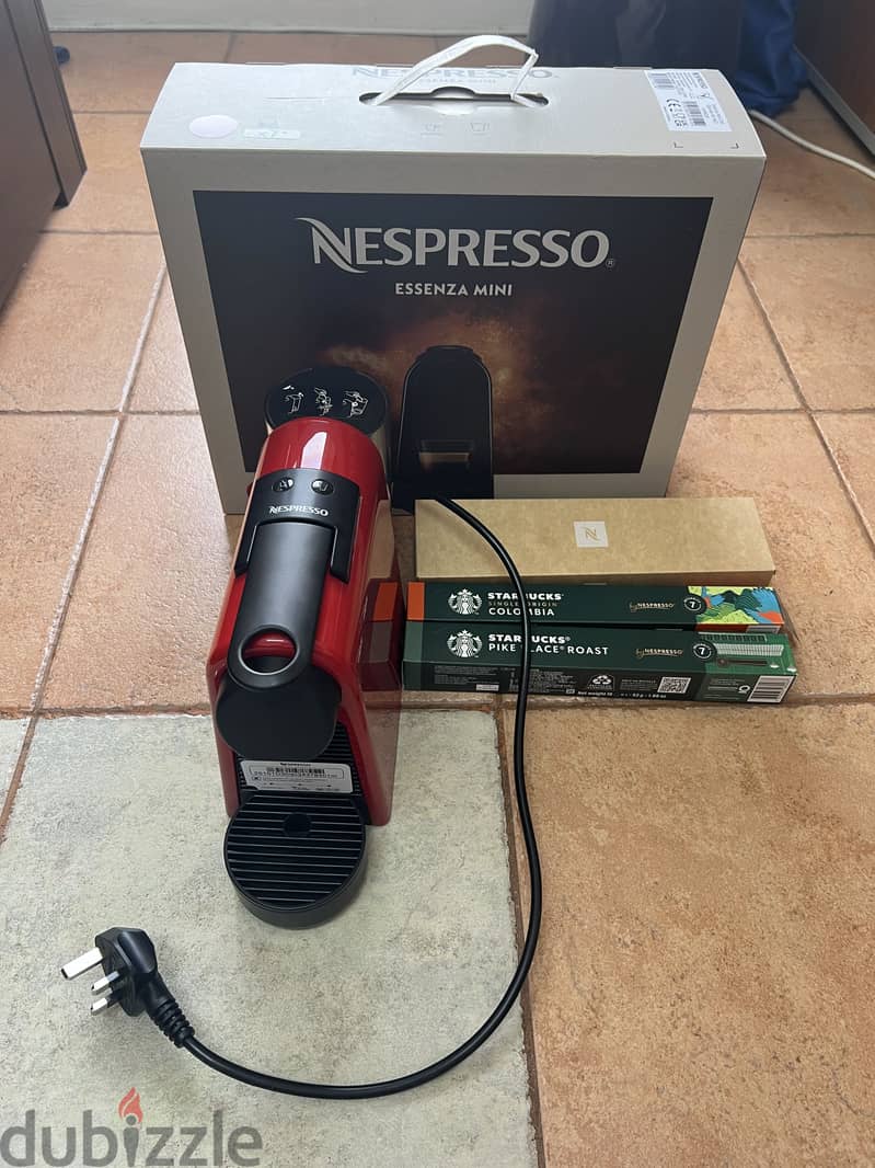 Neapresso Essenza Mini red colour 2