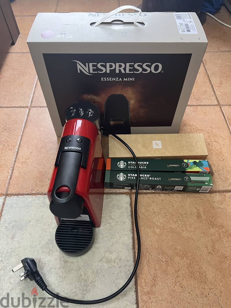 Neapresso Essenza Mini red colour 5