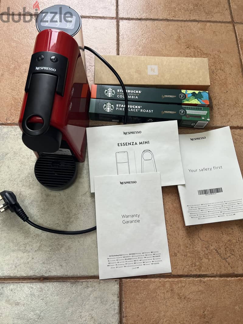 Neapresso Essenza Mini red colour 7