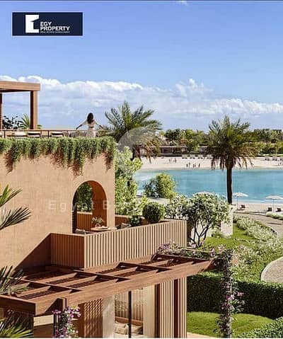 Own Chalet 3 Beds Panoramic Sea view Lowest Price 5% Down payment Over 8 years @RAMLA_NORTH_COAST