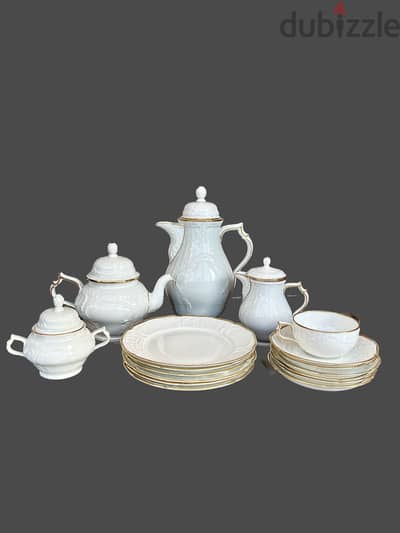 Tea & Coffee Service for six - Bone China - Bavaria