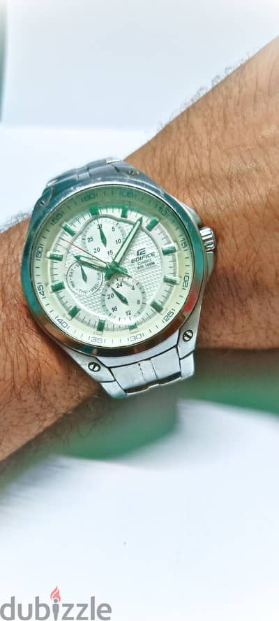 ساعة كاسيو إيديفيس أصلية بسريال (Full Set) EF-326D-7AVDF Casio Edific