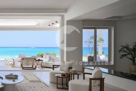 Lowest Price 3 Bedrooms Fully Finished Chalet | Direct Sea View | 144 SQM | Beit Al Bahr Sidi Heneish | Next to Silver Sands & Almaza Bay