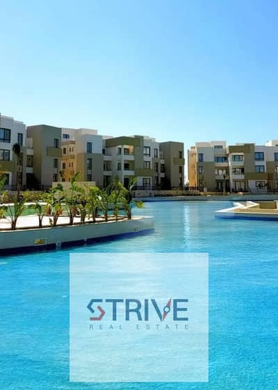 With 9,000  monthly fully finished chalet with garden  prime double View Lagoon and Sea In zahra north coast Sidi Abdel Rahman For sale