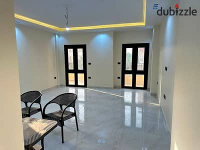 Apartment for sale in AlShorouk City, eighth district, furnished, ultra-superlux, at a bargain price, first floor