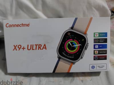 ساعة Connectme X9+ Ultra الذكية – مستعملة بحالة ممتازة