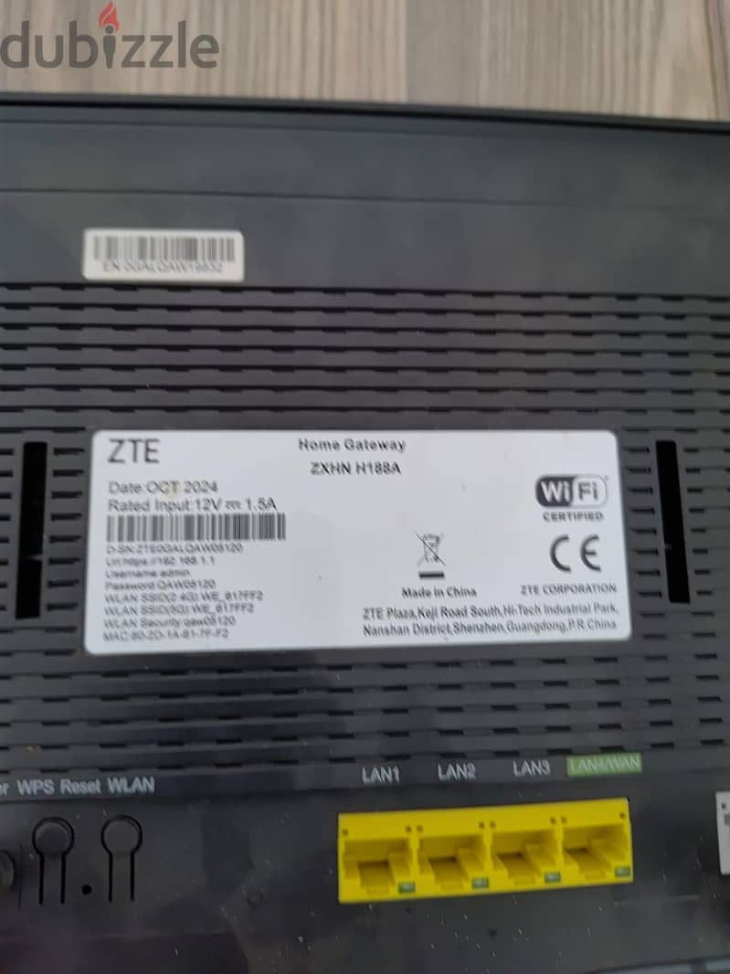 WE ZTE router 2