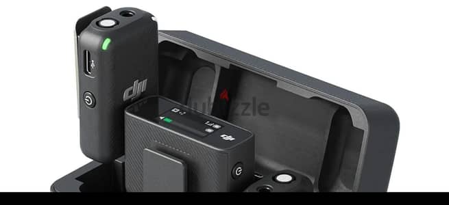 مايك DJI Mic لاسلكي طقم كامل (2 ترانسميتر + استقبال + شاحن) من أمريكا