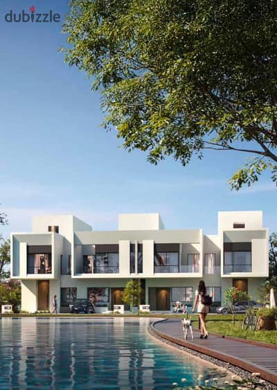 Twin House for Sale in The Waterway Triangle New Cairo