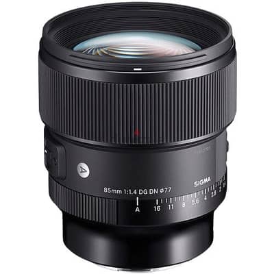 Sigma art sony 85m 1.4 حاله زيرو حرفيا