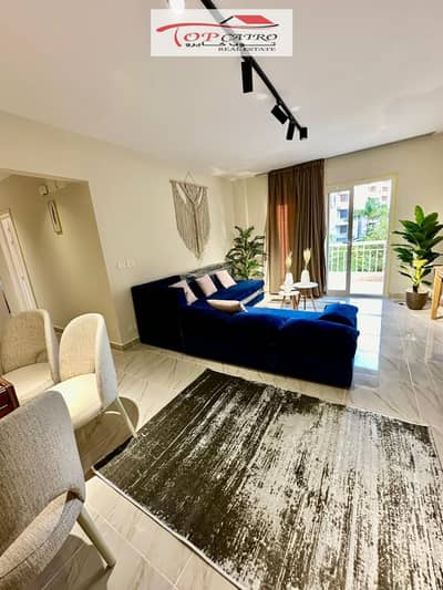 A beautiful furnished apartment for rent in Madinaty B12, 116 sqm, high-quality finishing and furnishings.