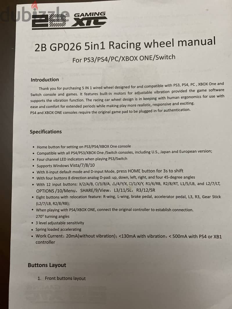 2b steering wheel 1