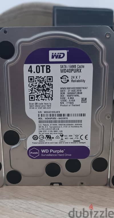 Western Digital HDD 4TB Purple