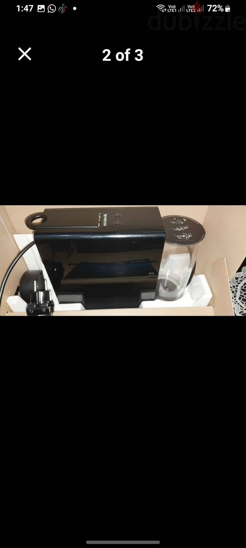Nespresso machine 1