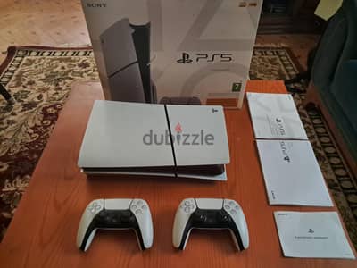 PlayStation PS5 Slim CD Edition with 2 controllers