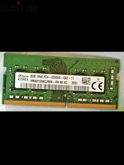 رامات لاب توب ddr4 اصليه ٨جيجا٣٢٠٠